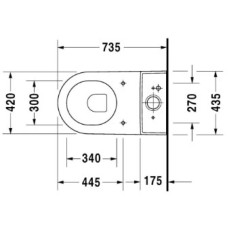 Бачок для унитаза Duravit Starck 3 0928100005