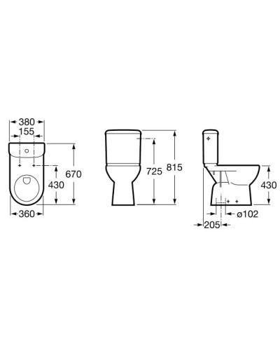 Бачок Roca Access 341230000