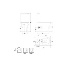 Бачок для унитаза Gala Emma 27558