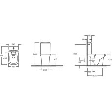 Бачок для унитаза Jacob Delafon Vox ETM212-00
