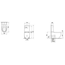 Бачок для унитаза Laufen Alessi One 8.2697.1.400.880.1