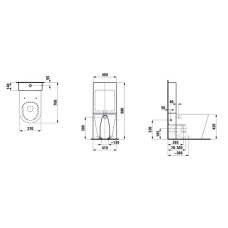 Бачок для унитаза Laufen Kartell by Laufen 8.2866.1.000.881.1