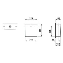 Бачок для унитаза Laufen Pro 8.2995.2.000.872.1