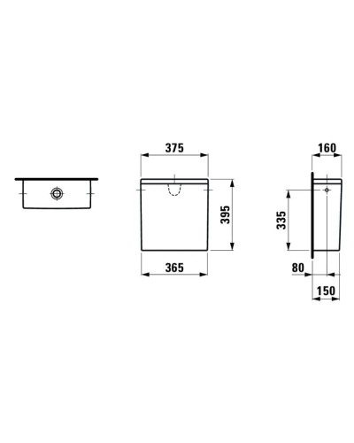 Бачок для унитаза Laufen Pro 8.2995.2.000.872.1