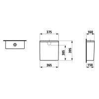 Бачок для унитаза Laufen Val 8.2928.1.000.871.1
