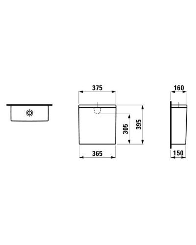 Бачок для унитаза Laufen Val 8.2928.1.000.871.1