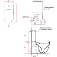 Бачок для унитаза Artceram File 2.0 FLC001 01 00