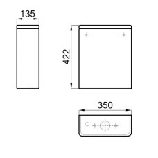 Бачок для унитаза Noken Urban-C N369225483