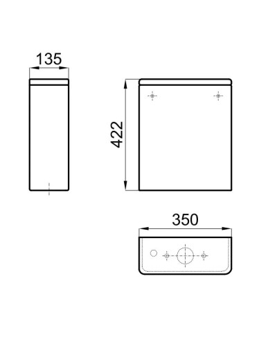 Бачок для унитаза Noken Urban-C N369225483