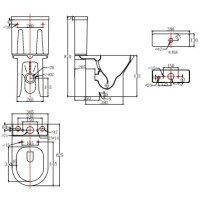 Бачок для унитаза 3,5/5 л Bravat Cena CY21206W-RUS