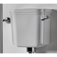 Бачок низкий с боковым отверстием для ручки смыва Kerasan Waldorf 418301bi