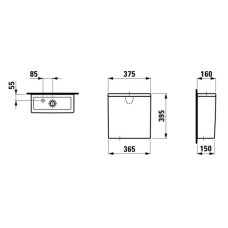 Бачок для унитаза Laufen New Classic 8.2885.3.000.873.1