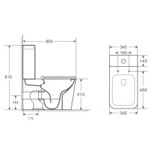 Бачок для унитаза OWL 1975 Vatter Ruta-G OWLT190402/2