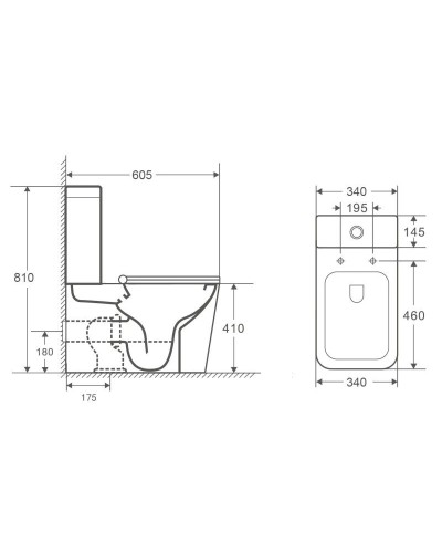 Бачок для унитаза OWL 1975 Vatter Ruta-G OWLT190402/2