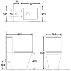 Бачок для унитаза BelBagno Marmi BB052T