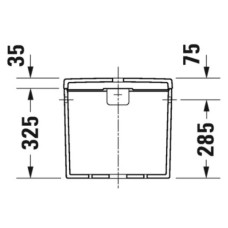 Бачок для унитаза Duravit D-Neo 0944000085