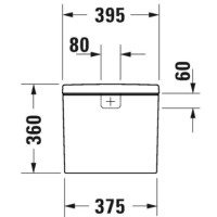 Бачок для унитаза Duravit D-Neo 0944000085
