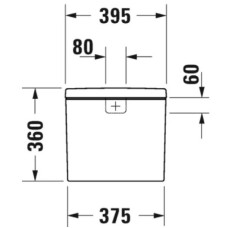 Бачок для унитаза Duravit D-Neo 0944000085
