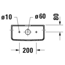 Бачок для унитаза Duravit D-Neo 0944000085