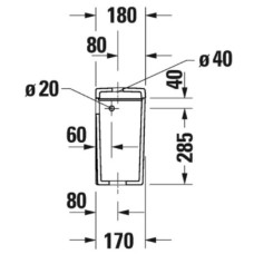 Бачок для унитаза Duravit D-Neo 0944000085