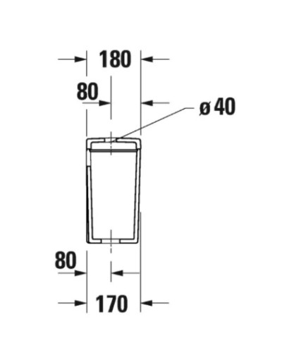 Бачок для унитаза Duravit D-Neo 0944100005