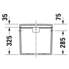 Бачок для унитаза Duravit D-Neo 0944000005