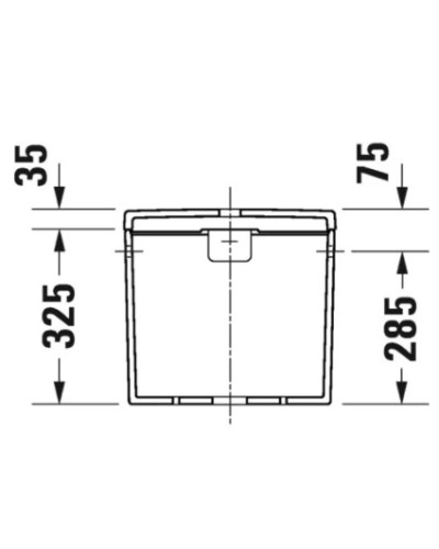 Бачок для унитаза Duravit D-Neo 0944000005