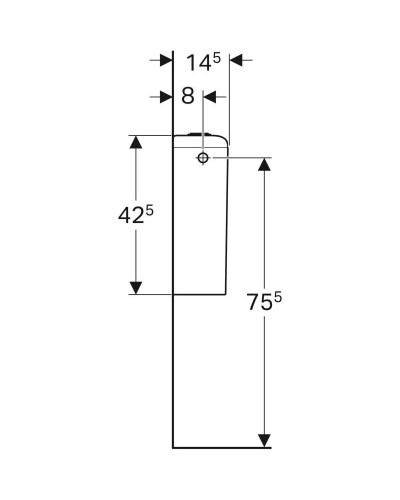Бачок для унитаза Geberit iCon 229420000