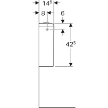 Бачок для унитаза Geberit iCon Square 228950000
