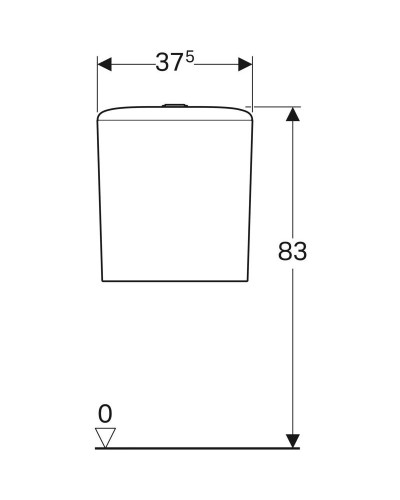 Бачок для унитаза Geberit iCon Square 228950000