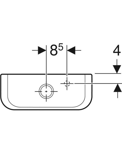 Бачок для унитаза Geberit iCon Square 228950000