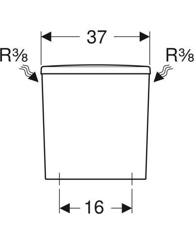 Бачок для унитаза Geberit Renova 227780000