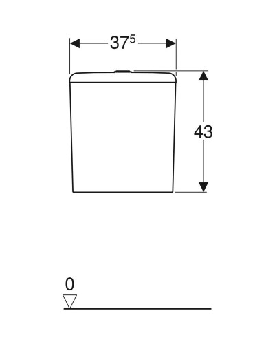 Бачок для унитаза Geberit Smyle 500.220.01.1