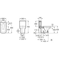 Бачок Roca Dama 341786000