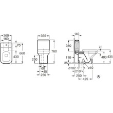 Бачок Roca Dama 341786000