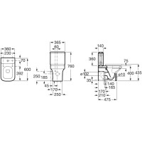 Бачок Roca Dama 341782000