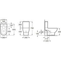 Бачок Roca Meridian 341241000