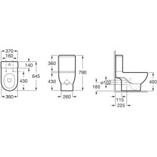 Бачок Roca Meridian 341241000