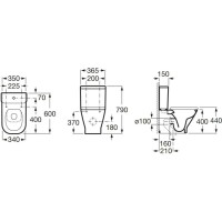 Бачок Roca The Gap 341730000