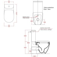 Бачок для унитаза Artceram File 2.0 FLC001 15 00 go