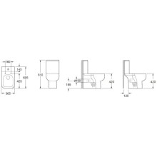 Бачок для унитаза BelBagno Aurora BB8604T