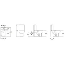 Бачок для унитаза BelBagno Aurora BB8604T