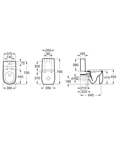 Бачок для унитаза Roca Beyond 3410B1630
