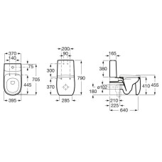Бачок для унитаза Roca Beyond 3410B1660
