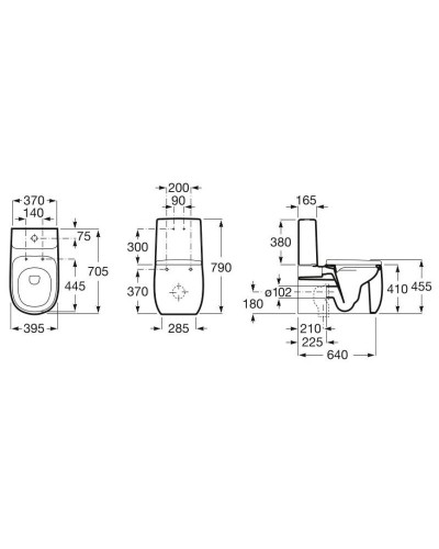 Бачок для унитаза Roca Beyond 3410B1660