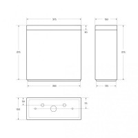 Бачок для унитаза BelBagno Energia BB8134T