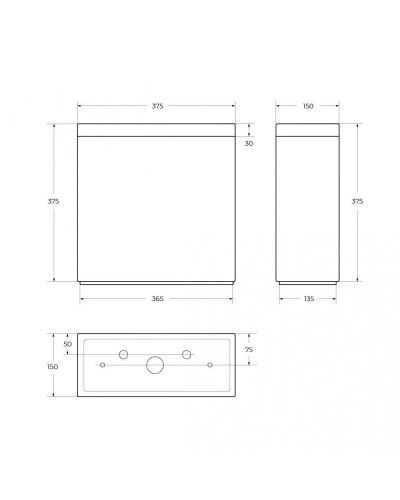 Бачок для унитаза BelBagno Energia BB8134T
