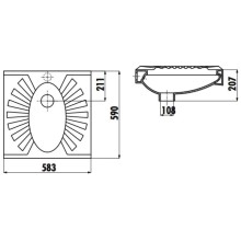 Чаша Генуя Creavit TP595-00CB00E-0000
