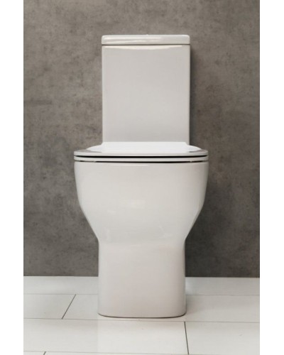 Чаша унитаза-компакт BelBagno Vaso BB127CP без бачка и сиденья