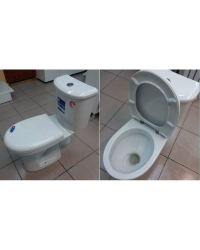 Унитаз-компакт антивсплеск с сиденьем Santek Бореаль 1.WH30.2.143